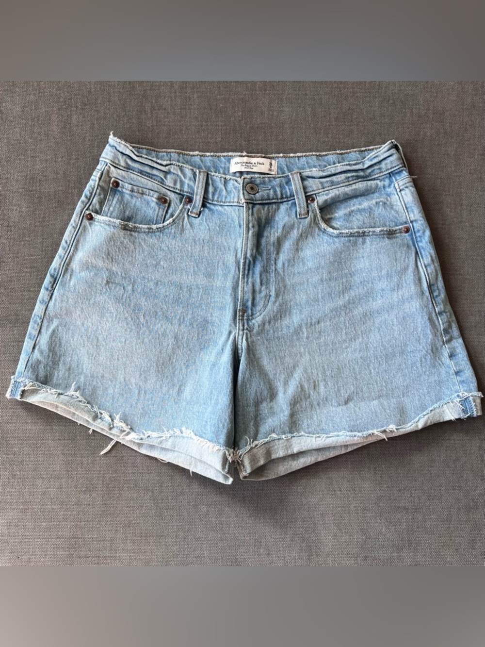 Abercrombie & Fitch Light Blue Denim Jean Shorts